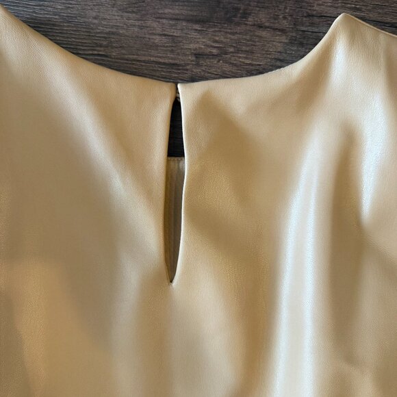 ZARA FAUX LEATHER DRESS - Picture 4 of 4